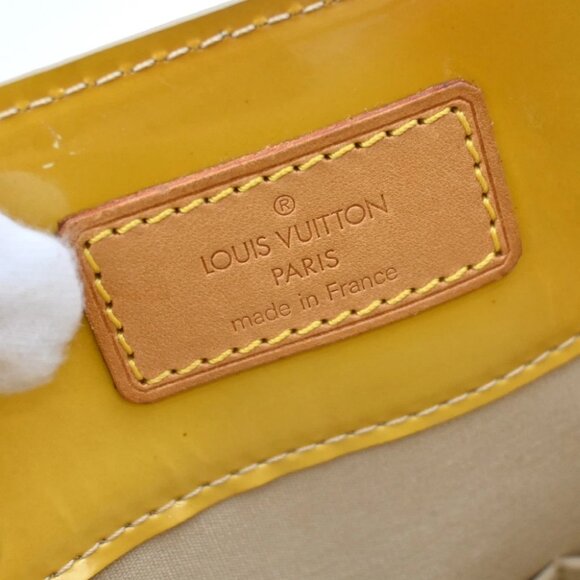 LOUIS VUITTON Read MM Hand Bag Monogram Vernis Patent Leather YW - Picture 12 of 14